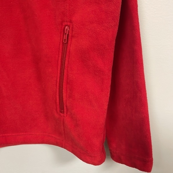 Colorado Clothing RED Zip front Fleece Sweatshirt , Large  NWT, zip pockets - Picture 5 of 7